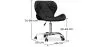 Silla de Oficina con Ruedas - Silla de Escritorio Giratoria - Tapizada en Polipiel - Wito image 7