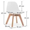 Silla Niños - Silla Infantil Diseño Escandinavo - Alvin image 7