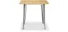 Mesa de Comedor Cuadrada - Diseño Industrial - Madera y Metal - Stylix image 7