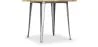 Mesa de Comedor Cuadrada - Diseño Industrial - Madera y Metal - Stylix image 7