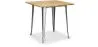 Mesa de Comedor Cuadrada - Diseño Industrial - Madera y Metal - Stylix image 7