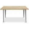 Mesa de Comedor Rectangular - Diseño Industrial - Madera - Troy image 7