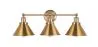 Lámpara Aplique de Pared - Diseño Vintage Dorado - 3 focos - Remir image 7