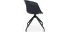 Silla de Oficina con Reposabrazos - Silla de Escritorio de Diseño Negro - Joan  image 7