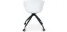 Silla de Oficina con Reposabrazos - Silla de Escritorio con Ruedas - Blanco y Negro - Jodie  image 7