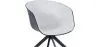 Silla de Oficina con Reposabrazos - Silla de Escritorio con Ruedas - Blanco y Negro - Jodie  image 7