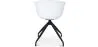 Silla de Oficina con Reposabrazos Tapizada - Silla de Escritorio - Blanco y Negro - Jodie  image 7