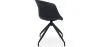 Silla de Oficina con Reposabrazos - Silla de Escritorio de Diseño Negro - Jodie  image 7