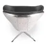 Sillón con reposabazos - Estilo Aviador - Tapizado en Cuero - Via image 7