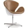 Sillón con reposabazos - Estilo Aviador - Tapizado en Cuero - Via image 7