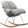 Sillón Mecedora Acolchada - Diseño Escandinavo - Ruma image 7