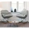 Sillón Mecedora Acolchada - Diseño Escandinavo - Ruma image 7