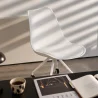 Silla de Oficina con Ruedas - Silla de Escritorio Blanca - Canva image 7