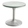 Mesa de Centro Redonda - Mesa Auxiliar Estilo Aviador - Metal - Tulip  image 7