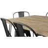 Pack Mesa de Comedor - Diseño Industrial 150cm + Pack de 6 Sillas de Comedor - Diseño Industrial - Hairpin Stylix image 7
