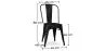 Pack Mesa de Comedor - Diseño Industrial 150cm + Pack de 6 Sillas de Comedor - Diseño Industrial - Hairpin Stylix image 7