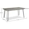 Pack Mesa de Comedor - Diseño Industrial 150cm + Pack de 6 Sillas de Comedor - Diseño Industrial - Hairpin Stylix image 7