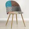 Silla de Comedor - Tapizada en Patchwork - Estilo Escandinavo - Patty image 7