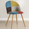 Silla de Comedor - Tapizada en Patchwork - Estilo Escandinavo - Simona image 7