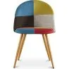 Silla de Comedor - Tapizada en Patchwork - Estilo Escandinavo - Simona image 7