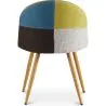 Silla de Comedor - Tapizada en Patchwork - Estilo Escandinavo - Simona image 7