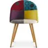Silla de Comedor - Tapizada en Patchwork - Estilo Escandinavo - Ray image 7
