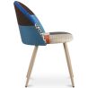 Silla de Comedor - Tapizada en Patchwork - Estilo Escandinavo - Evelyne  image 7