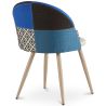 Silla de Comedor - Tapizada en Patchwork - Estilo Escandinavo - Evelyne  image 7
