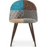 Silla de Comedor - Tapizada en Patchwork - Estilo Escandinavo - Patty image 7