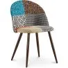 Silla de Comedor - Tapizada en Patchwork - Estilo Escandinavo - Patty image 7
