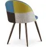 Silla de Comedor - Tapizada en Patchwork - Estilo Escandinavo - Simona image 7