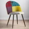 Silla de Comedor - Tapizada en Patchwork - Estilo Escandinavo - Ray image 7