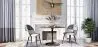 Silla de Comedor - Tapizada en Patchwork Blanco y Negro - Evelyne  image 7
