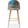 Taburete Tapizado en Patchwork - Estilo Escandinavo - Evelyne  image 7