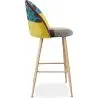Taburete Tapizado en Patchwork - Estilo Escandinavo - Evelyne  image 7