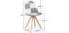Silla de Comedor - Tapizada en Patchwork Blanco y Negro - Denisse  image 7