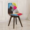 Silla de Comedor - Tapizada en Patchwork  - Simona image 7