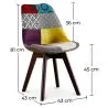 Silla de Comedor - Tapizada en Patchwork - Ray image 7