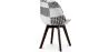 Silla de Comedor - Tapizada en Patchwork Blanco y Negro - Nueva Edición - Sam image 7