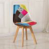 Silla de Comedor Tapizada en Patchwork  - Simona image 7