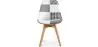 Silla de Comedor - Tapizado en Patchwork Blanco y Negro - Nueva Edición - Sam  image 7