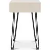 Escritorio de Madera con cajón - Diseño Escandinavo - Andor image 7