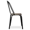 Silla de Comedor - Diseño Industrial - Madera y Metal - Lillor image 7