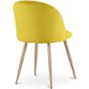 Silla de Comedor - Tapizada en Terciopelo - Estilo Escandinavo - Evelyne image 7