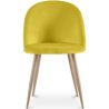 Silla de Comedor - Tapizada en Terciopelo - Estilo Escandinavo - Evelyne image 7
