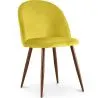 Silla de Comedor - Tapizada en Tercipelo - Diseño Escandinavo - Evelyne image 7