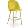 Taburete Tapizado en Terciopelo - Diseño Escandinavo - Evelyne image 7