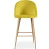 Taburete Tapizado en Terciopelo - Diseño Escandinavo - Evelyne image 7