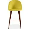 Taburete Tapizado en Terciopelo - Diseño Escandinavo - Evelyne image 7