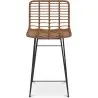 Taburete de Bar de Mimbre - Diseño Boho Bali -65cm - Catori image 7